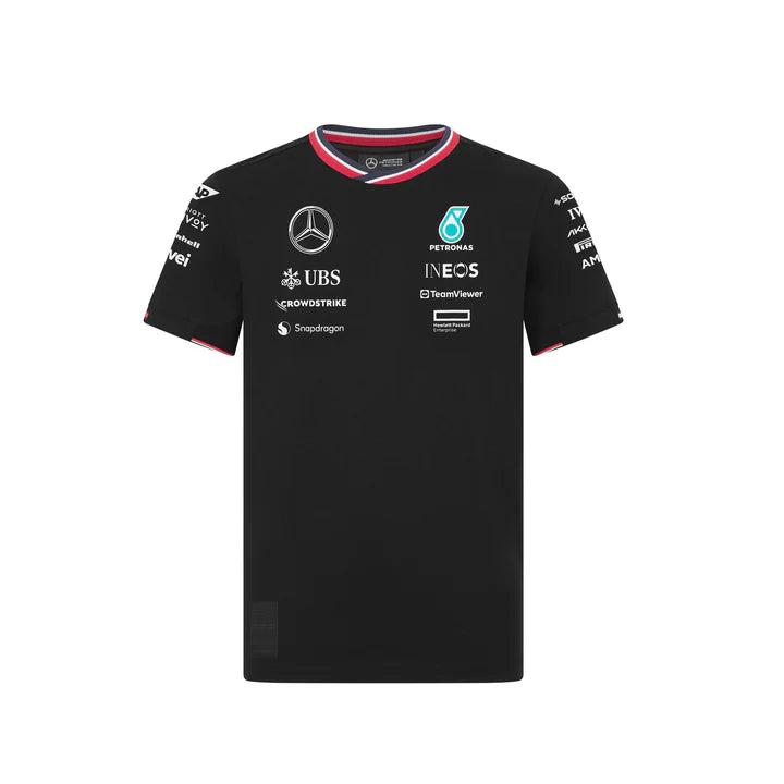 Mercedes AMG Petronas F1 2024 Kids Driver T-Shirt - Black