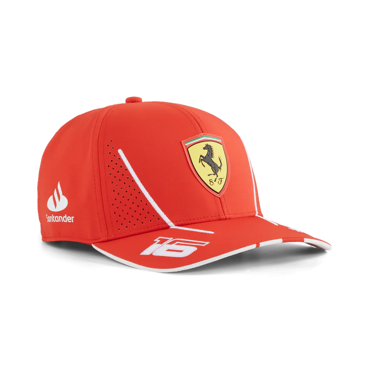 Scuderia Ferrari F1 2024 Charles Leclerc Team Driver Red Hat Kids Word Racing