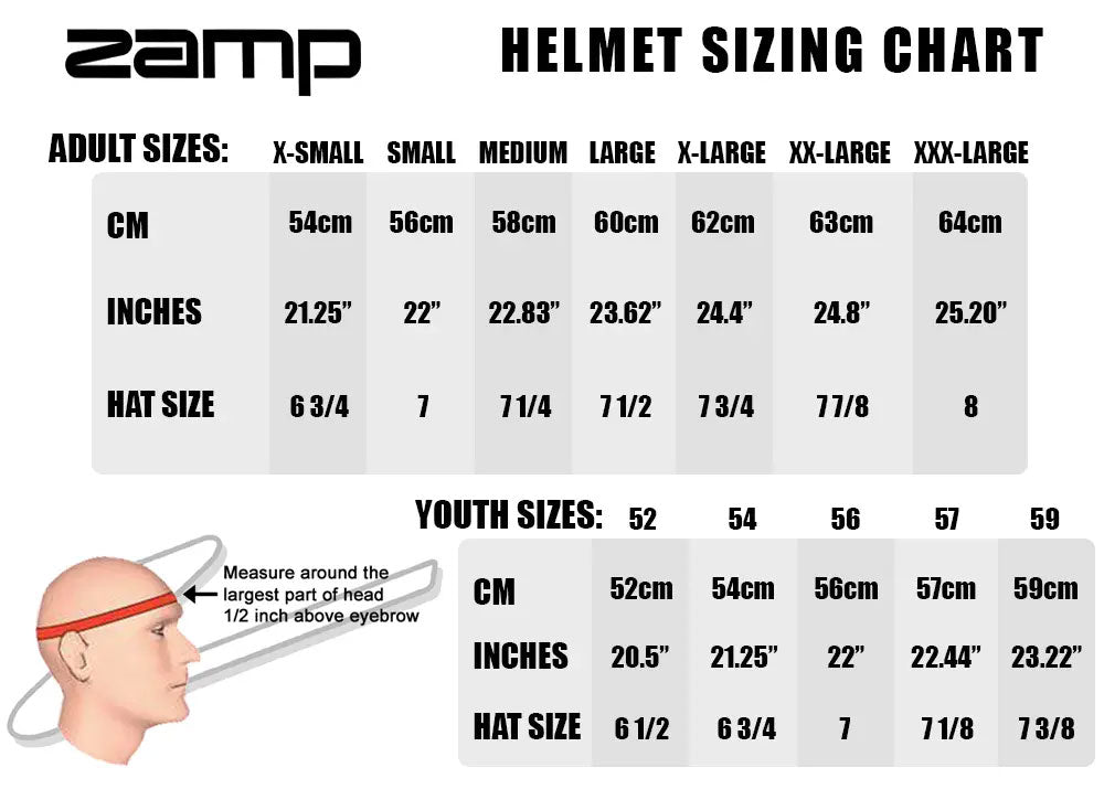 Zamp RZ-42Y Graphic Helmet